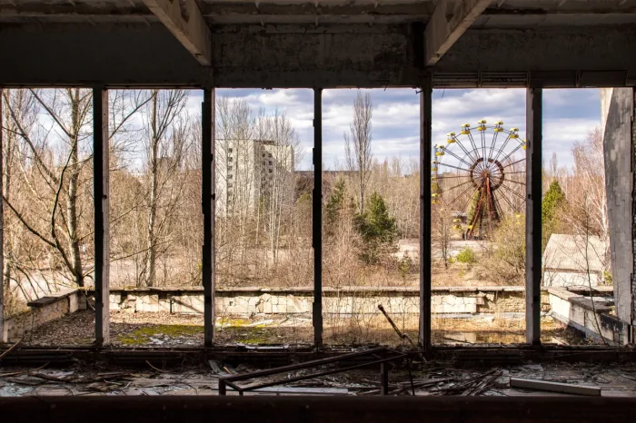 haunting Pripyat view