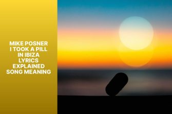 Mike Posner - I Took a Pill in Ibiza Lyrics Explained & Song Meaning