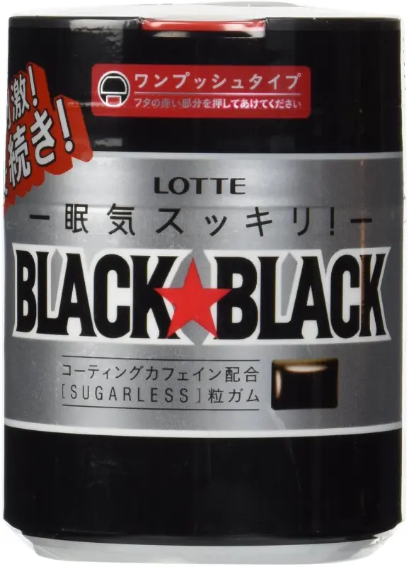 Lotte Black Black Chewing Gum