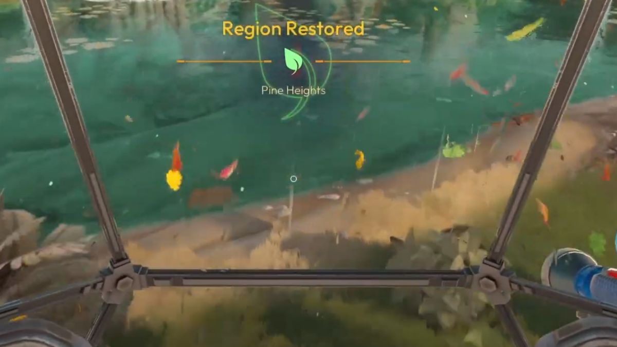 How to restore Pine Heights in Lightyear Frontier.